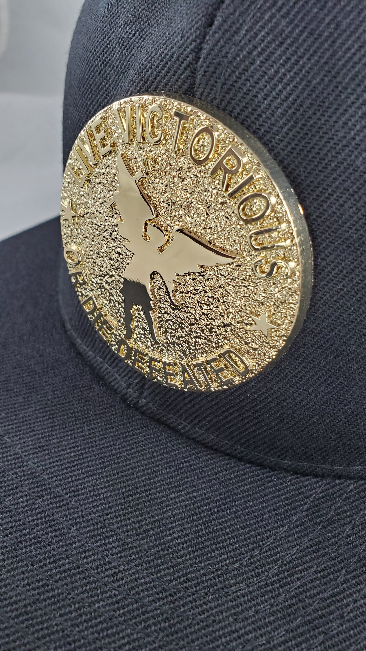 Gold "Nugget Cut" Angel Snapback